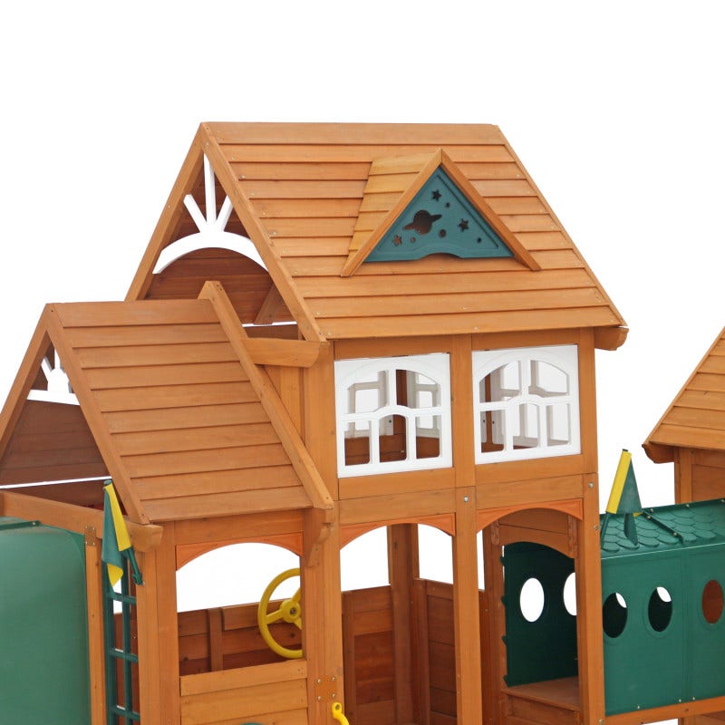 SwingsetPlus Paramount Wooden Swing Set / Playset