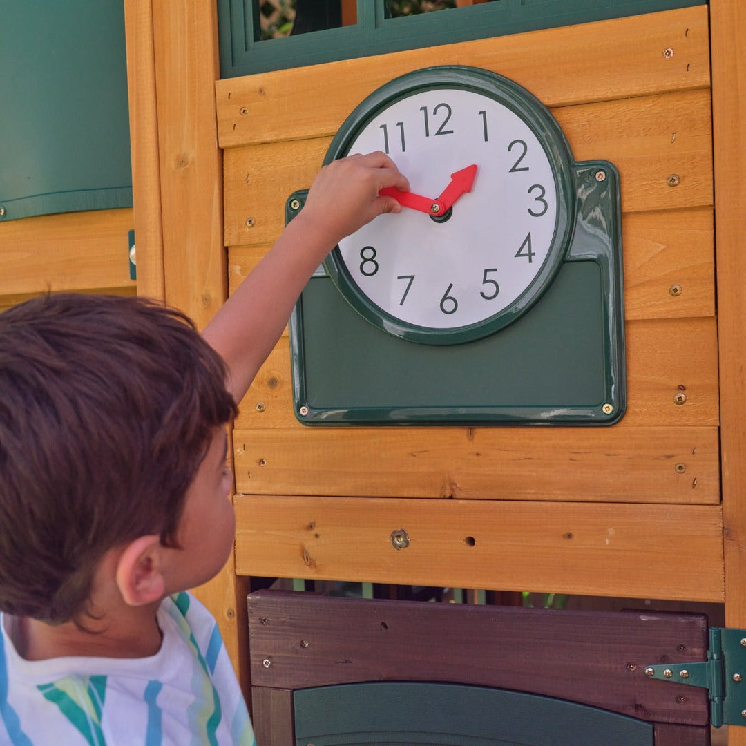 SwingsetPlus Bear Cave Lodge Swing Set - Installation Available