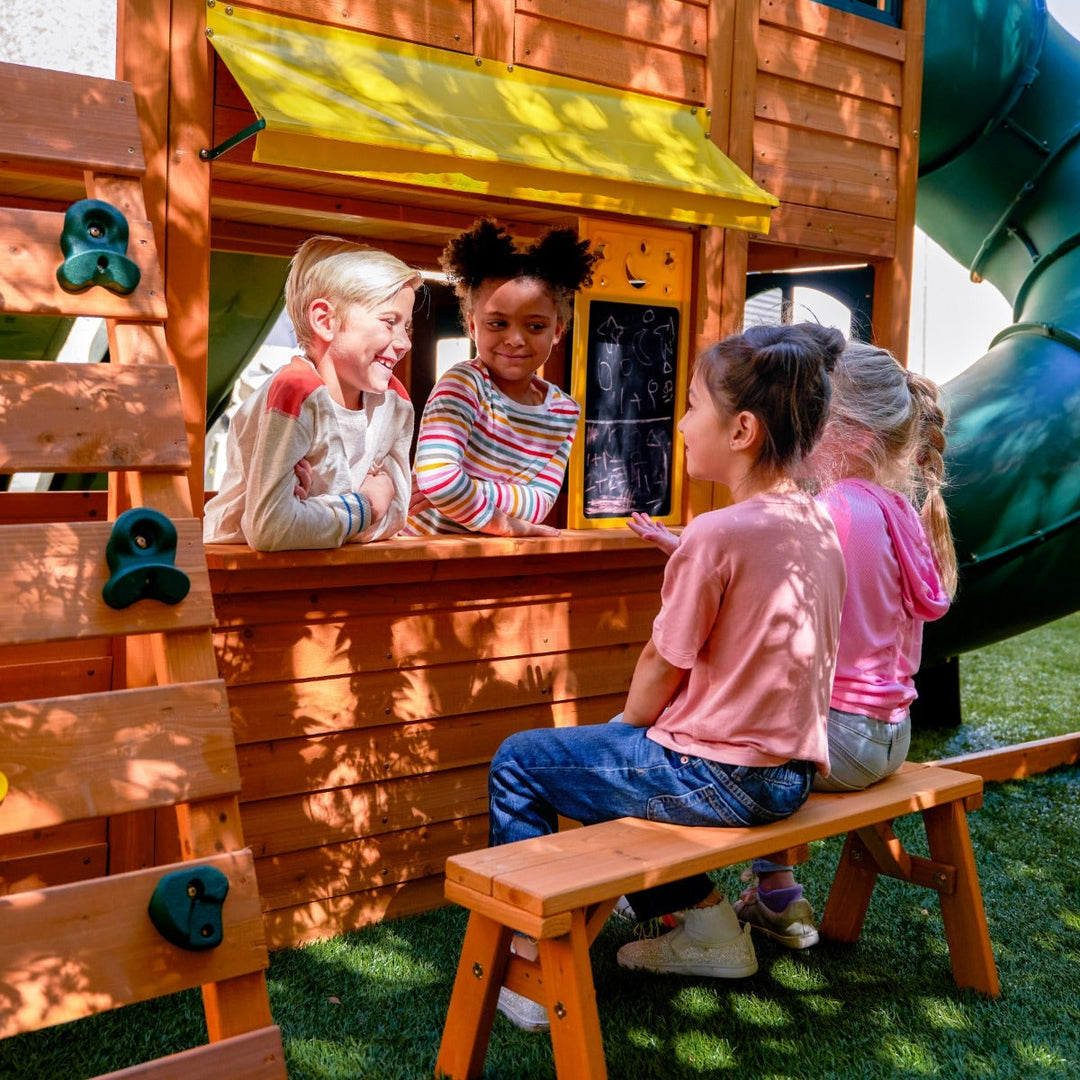 SwingsetPlus Falcon Ridge Swing Set - Installation Available