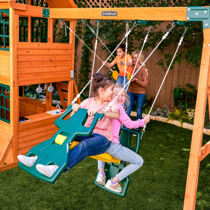 SwingsetPlus Falcon Ridge Swing Set - Installation Available
