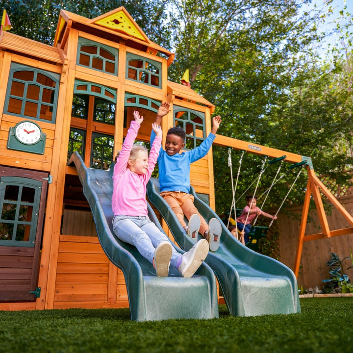 SwingsetPlus Falcon Ridge Swing Set - Installation Available