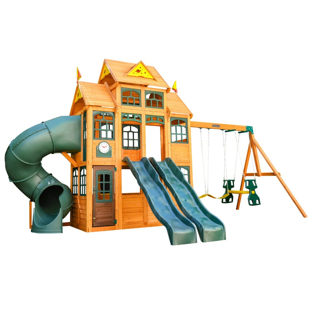 SwingsetPlus Falcon Ridge Swing Set - Installation Available