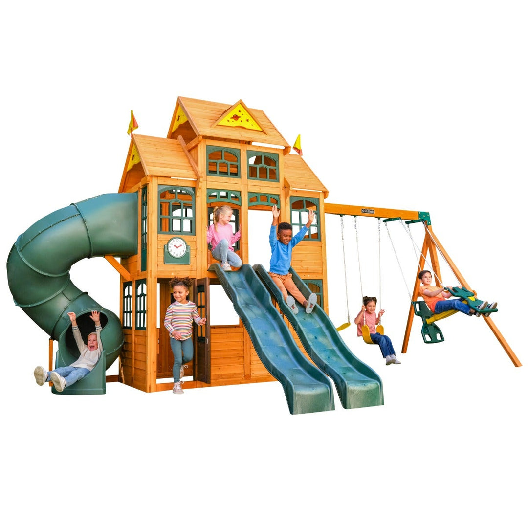 SwingsetPlus Falcon Ridge Swing Set - Installation Available