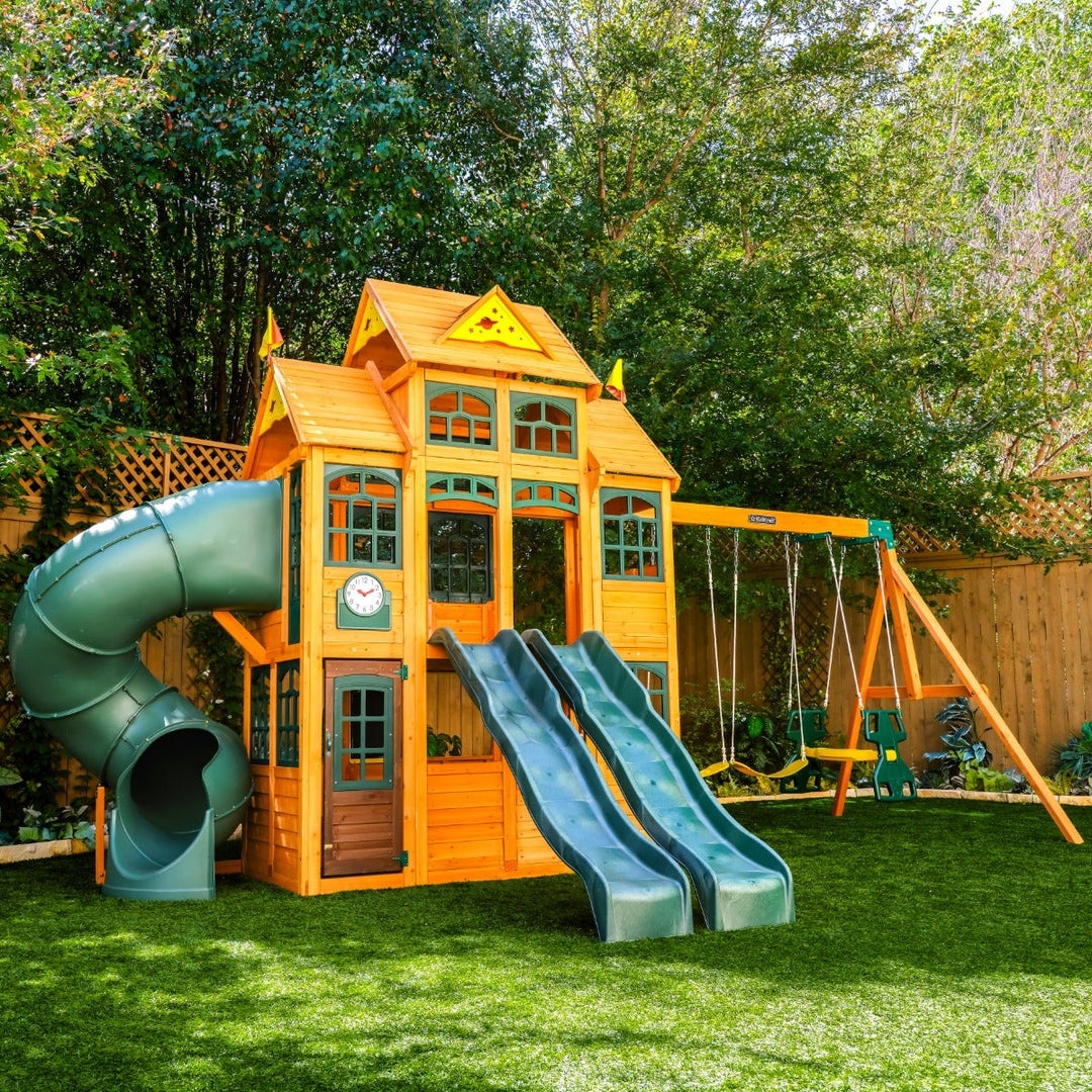SwingsetPlus Falcon Ridge Swing Set - Installation Available