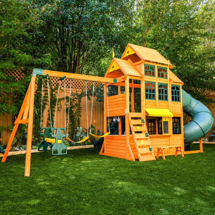 SwingsetPlus Falcon Ridge Swing Set - Installation Available