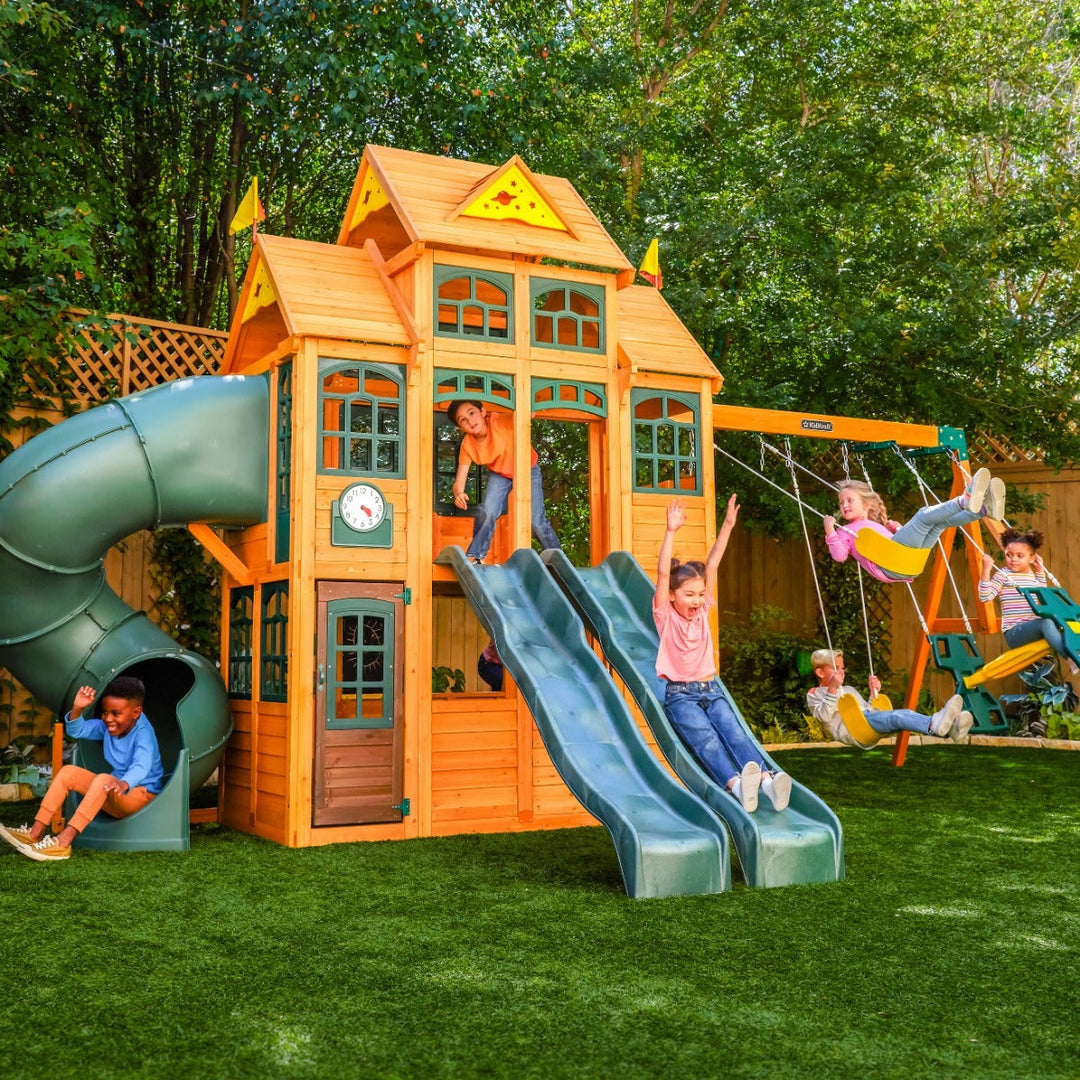 SwingsetPlus Falcon Ridge Swing Set - Installation Available