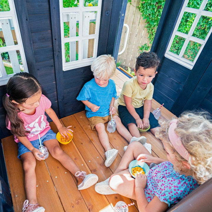 SwingsetPlus Cozy Escape Playhouse - Navy - Installation Available