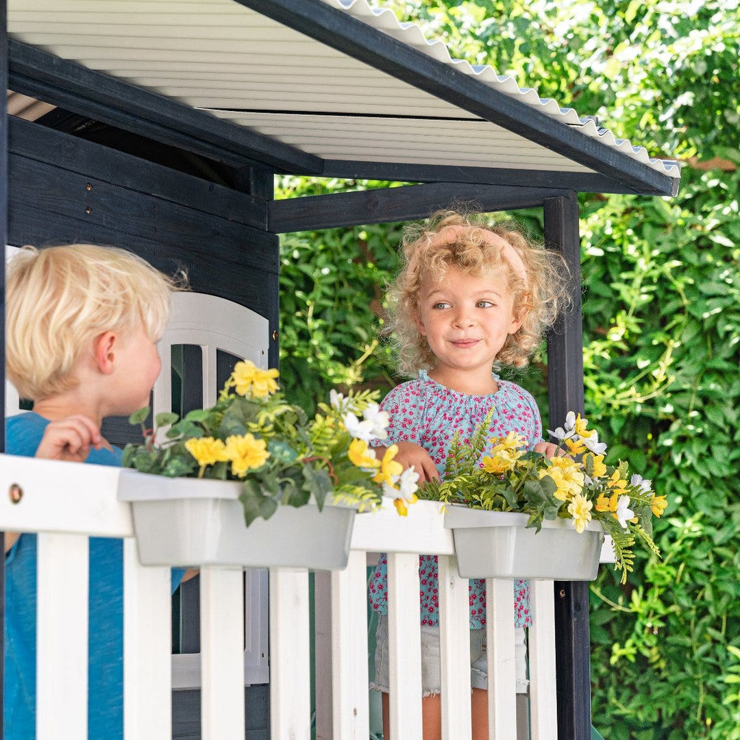 SwingsetPlus Cozy Escape Playhouse - Navy - Installation Available