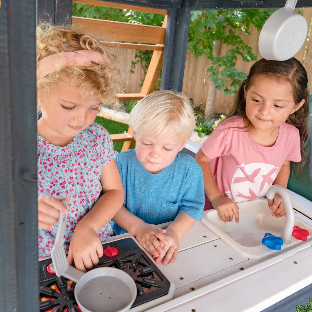 SwingsetPlus Cozy Escape Playhouse - Navy - Installation Available