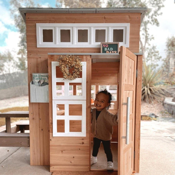 SwingsetPlus Modern Outdoor Playhouse