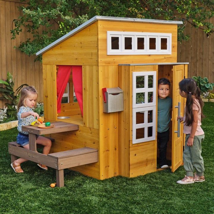 SwingsetPlus Modern Outdoor Playhouse