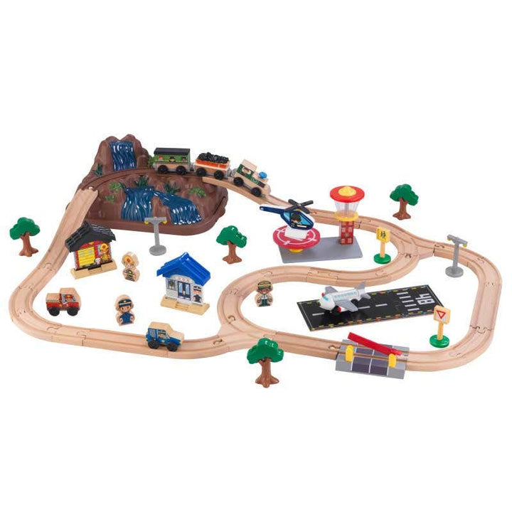 SwingsetPlus Bucket Top Mountain Train Set