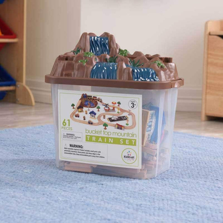 SwingsetPlus Bucket Top Mountain Train Set