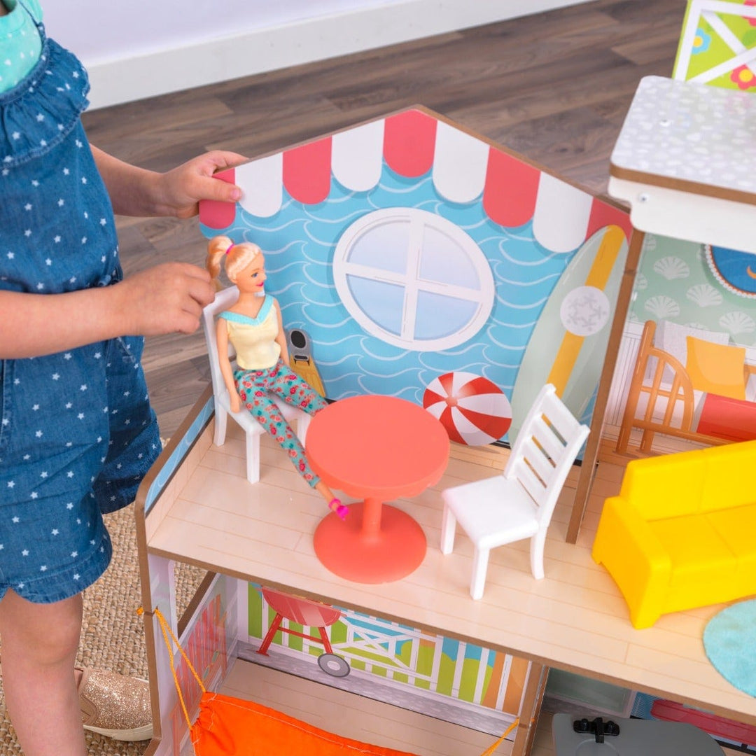 SwingsetPlus Ferris Wheel Fun Beach House Dollhouse