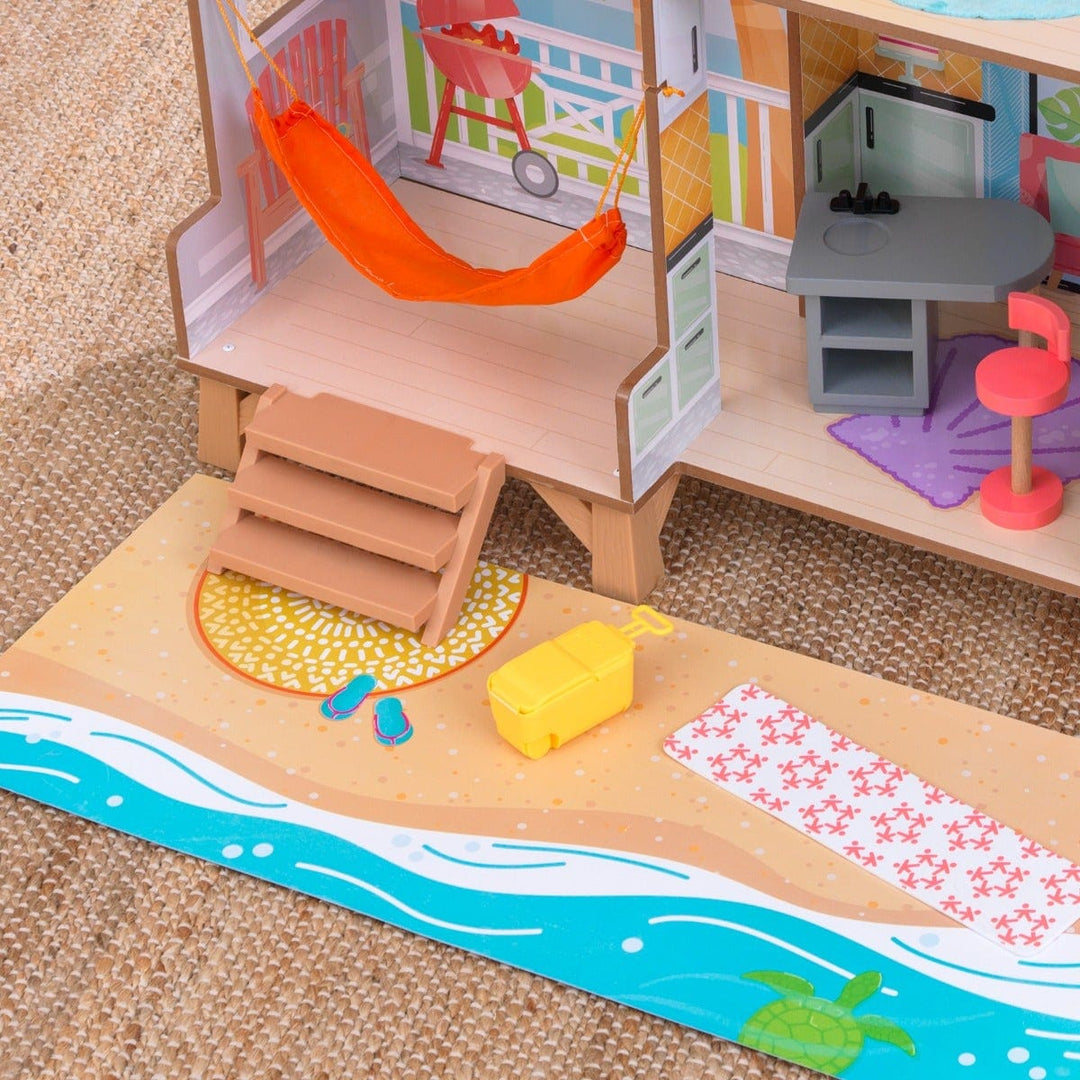 SwingsetPlus Ferris Wheel Fun Beach House Dollhouse
