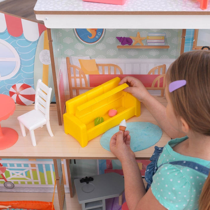 SwingsetPlus Ferris Wheel Fun Beach House Dollhouse