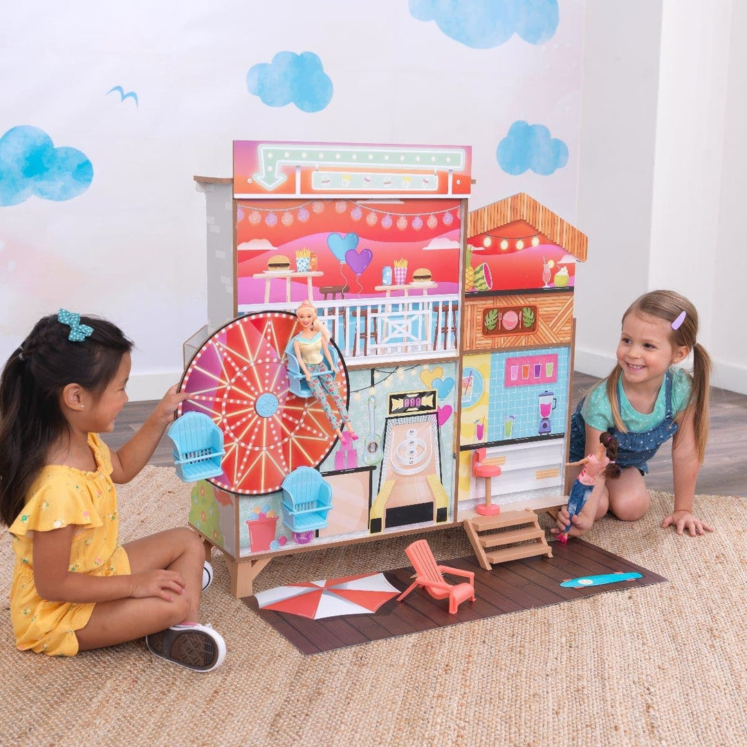 SwingsetPlus Ferris Wheel Fun Beach House Dollhouse