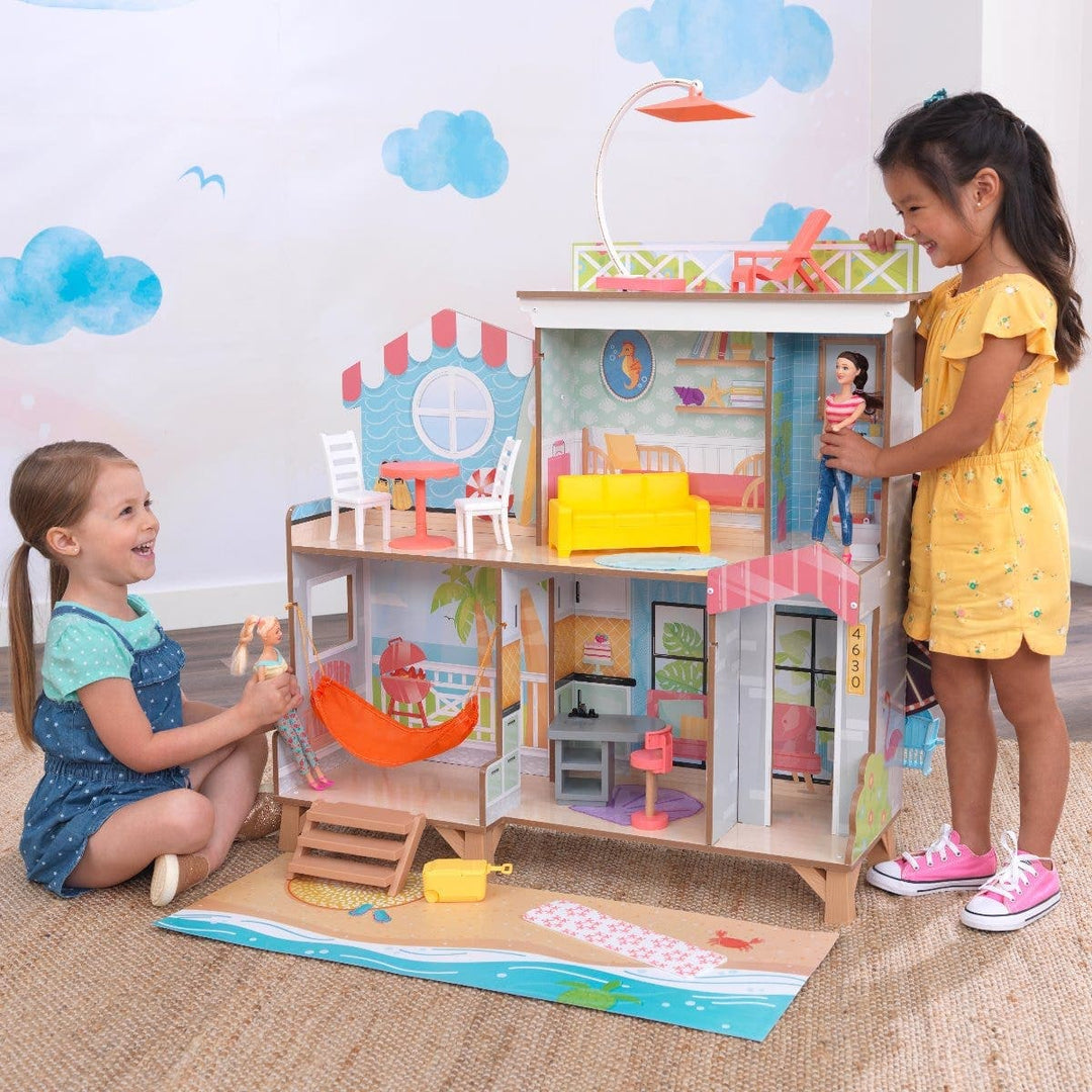 SwingsetPlus Ferris Wheel Fun Beach House Dollhouse