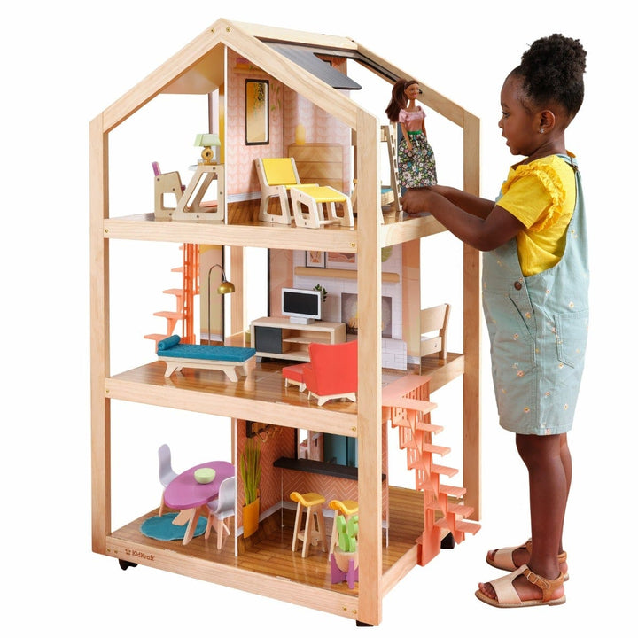 SwingsetPlus So Stylish Mansion Dollhouse - Boho Naturals
