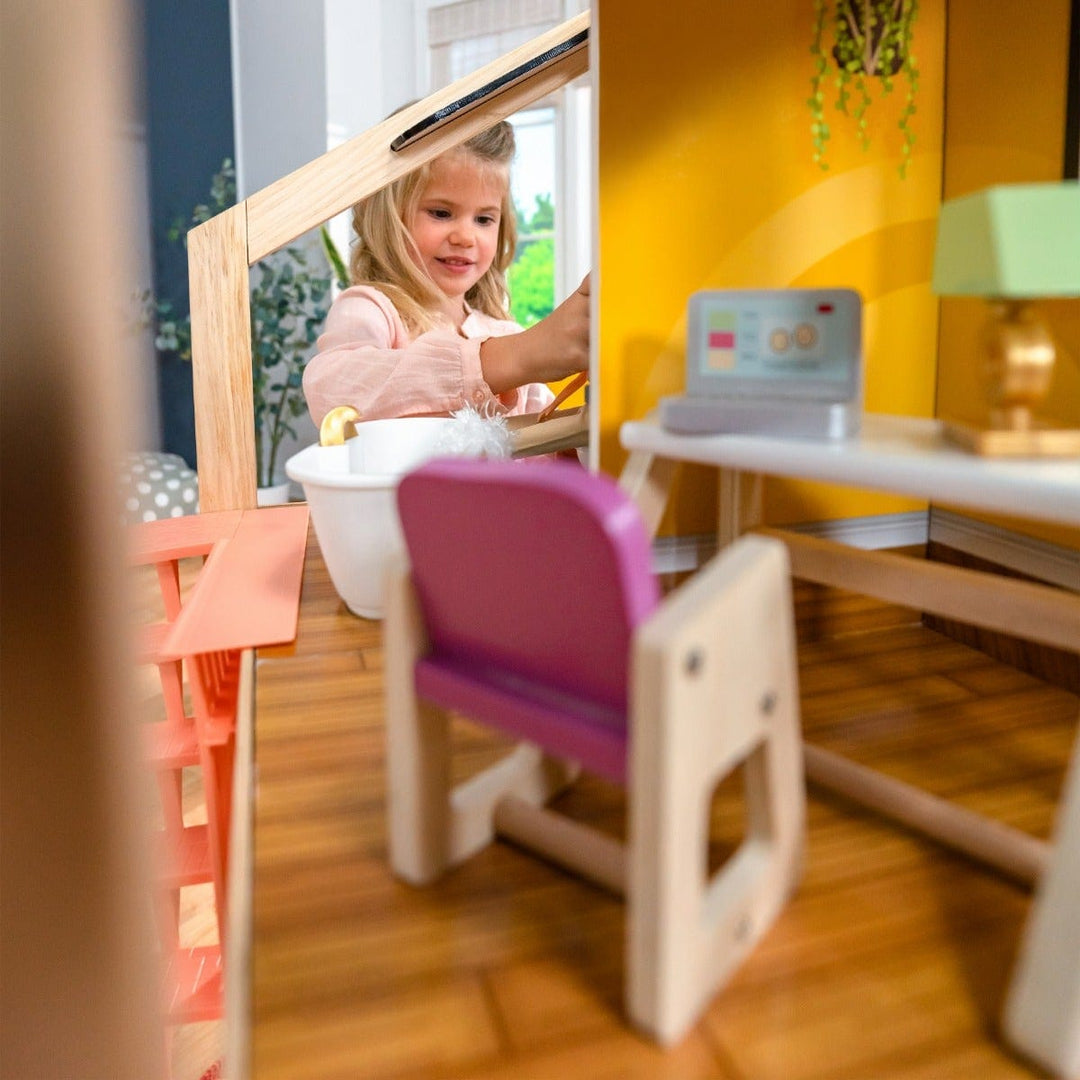 SwingsetPlus So Stylish Mansion Dollhouse - Boho Naturals