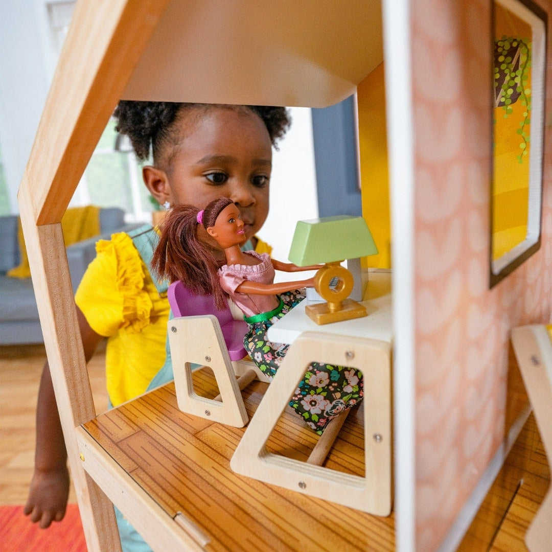 SwingsetPlus So Stylish Mansion Dollhouse - Boho Naturals