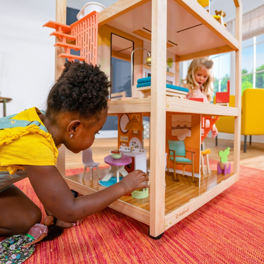 SwingsetPlus So Stylish Mansion Dollhouse - Boho Naturals