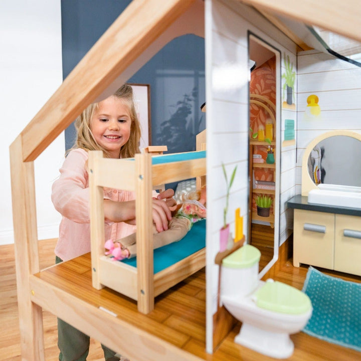 SwingsetPlus So Stylish Mansion Dollhouse - Boho Naturals