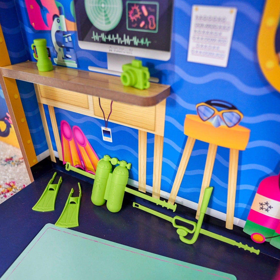 SwingsetPlus 2-in-1 Beach & Rescue Center Dollhouse