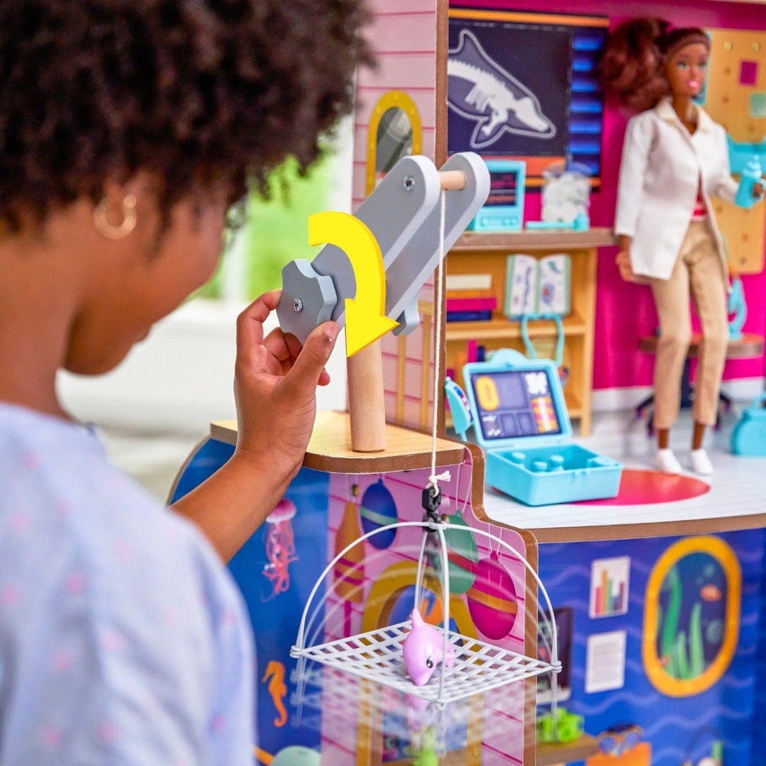 SwingsetPlus 2-in-1 Beach & Rescue Center Dollhouse