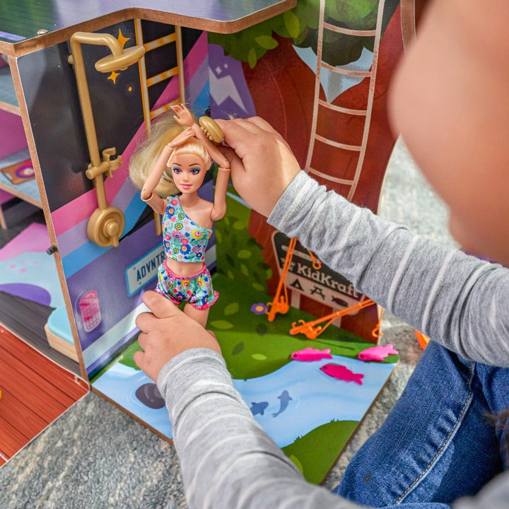 SwingsetPlus Glamp & Go 2-in-1 Doll Camper