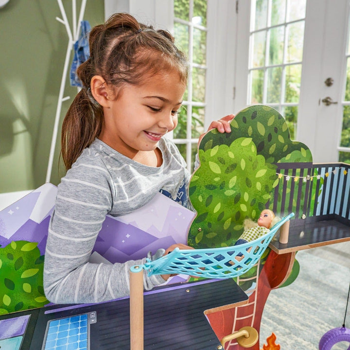 SwingsetPlus Glamp & Go 2-in-1 Doll Camper