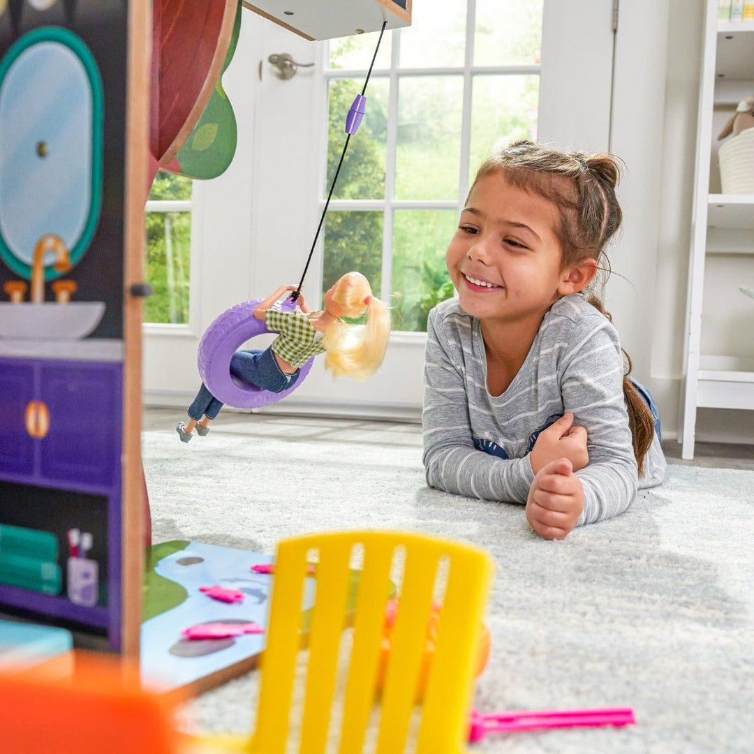 SwingsetPlus Glamp & Go 2-in-1 Doll Camper