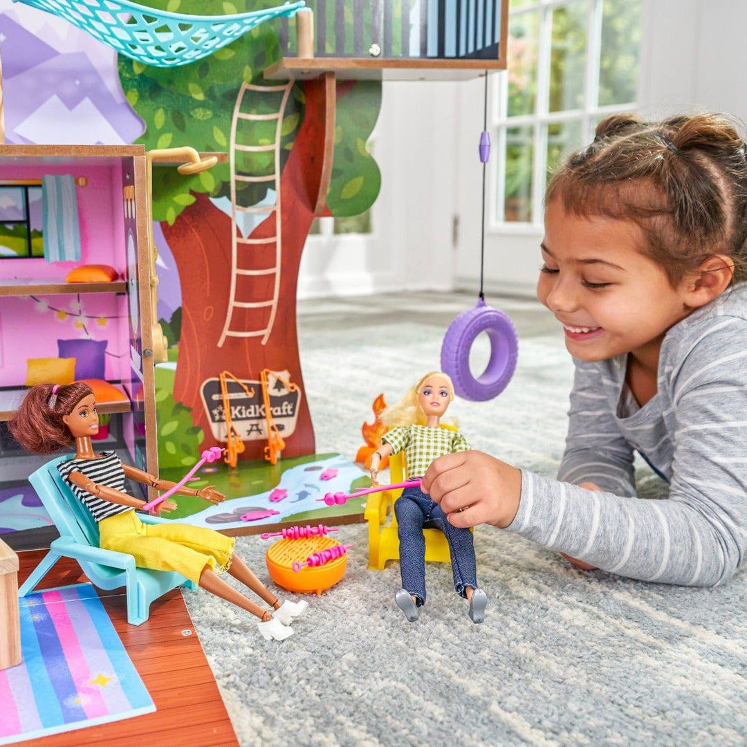 SwingsetPlus Glamp & Go 2-in-1 Doll Camper