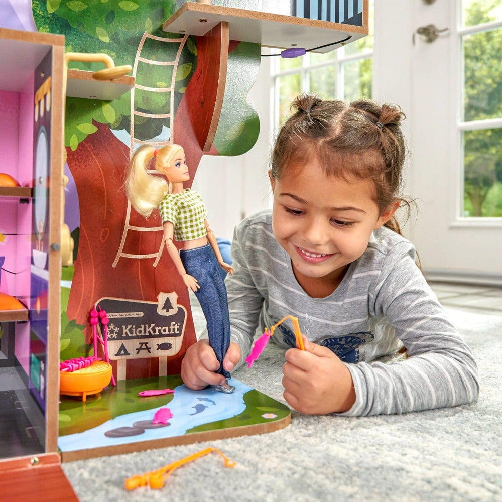 SwingsetPlus Glamp & Go 2-in-1 Doll Camper