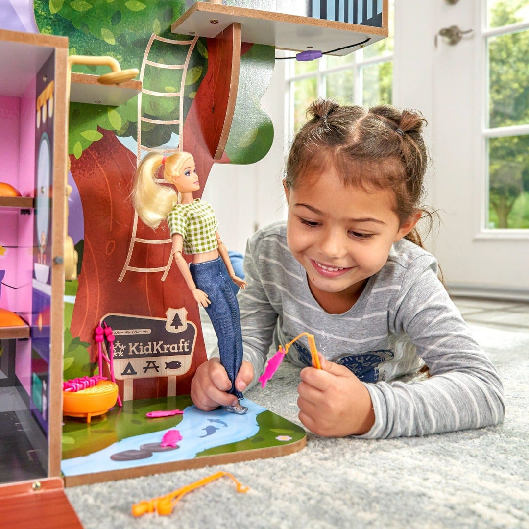 SwingsetPlus Glamp & Go 2-in-1 Doll Camper