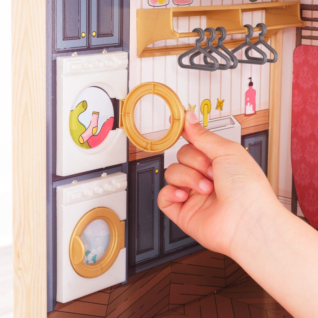 SwingsetPlus Secret Reveal Wooden Mansion Dollhouse