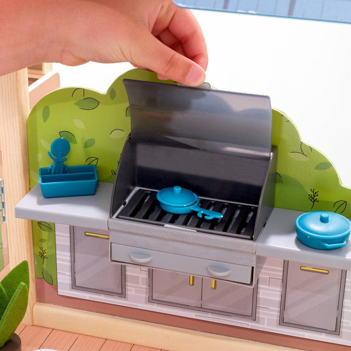 SwingsetPlus Secret Reveal Wooden Mansion Dollhouse