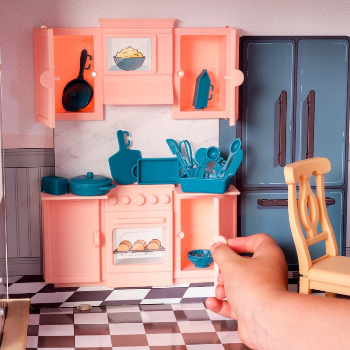 SwingsetPlus Secret Reveal Wooden Mansion Dollhouse