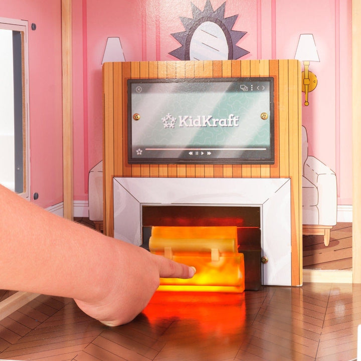 SwingsetPlus Secret Reveal Wooden Mansion Dollhouse