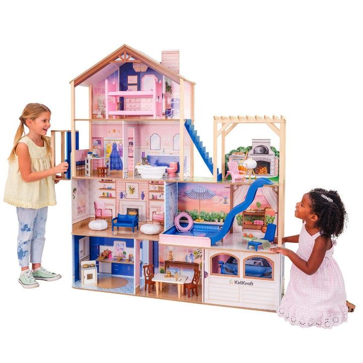 SwingsetPlus Hamptons Mansion & Pool House Dollhouse