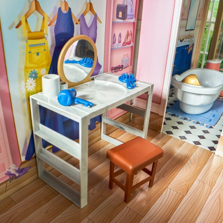 SwingsetPlus Hamptons Mansion & Pool House Dollhouse