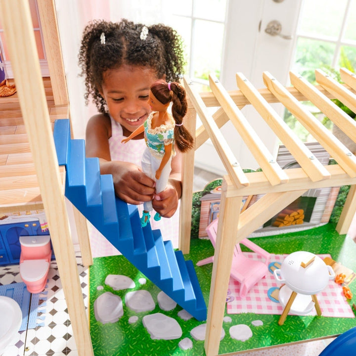 SwingsetPlus Hamptons Mansion & Pool House Dollhouse