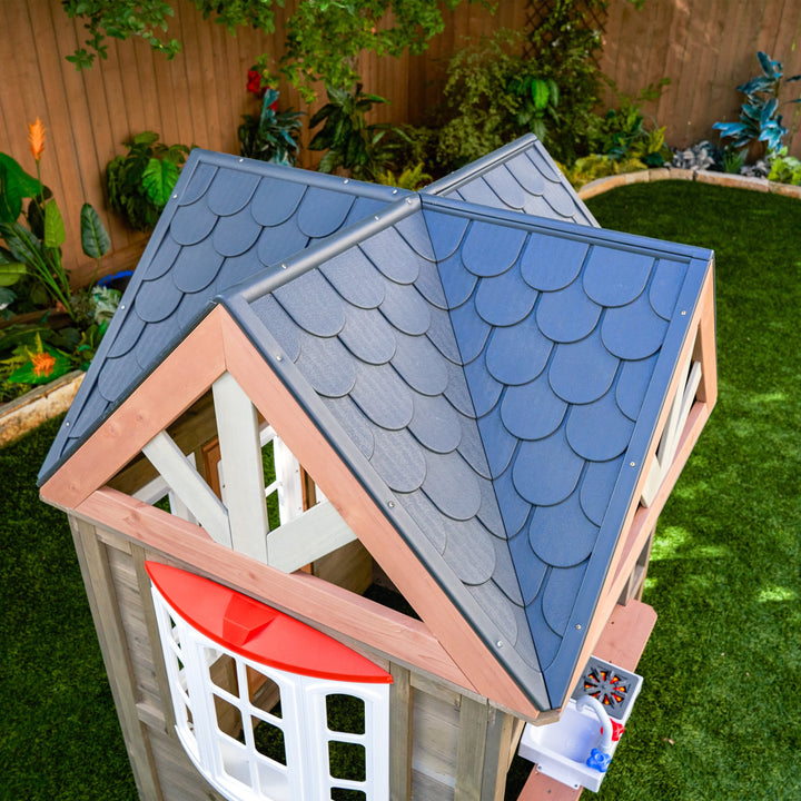 SwingsetPlus Greystone Outdoor Playhouse