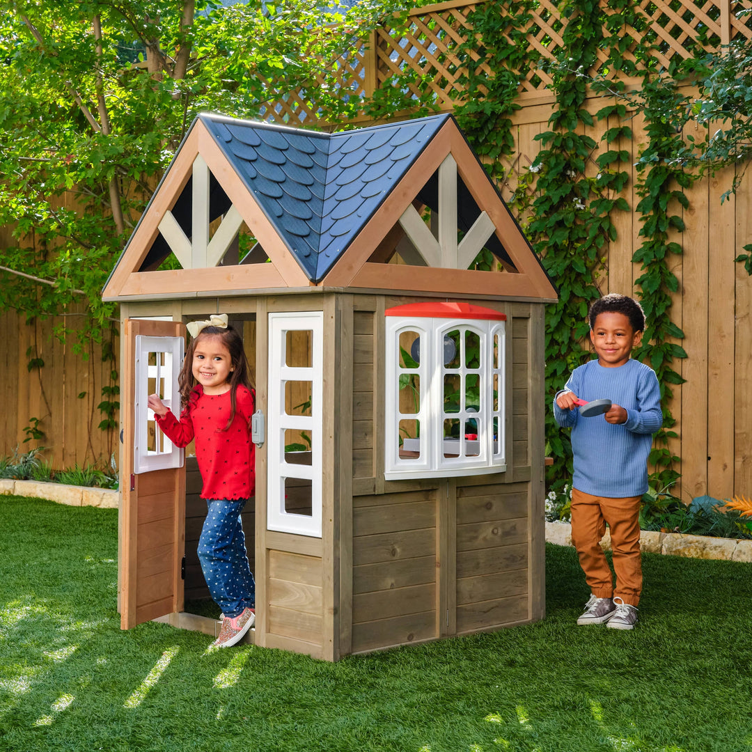 SwingsetPlus Greystone Outdoor Playhouse