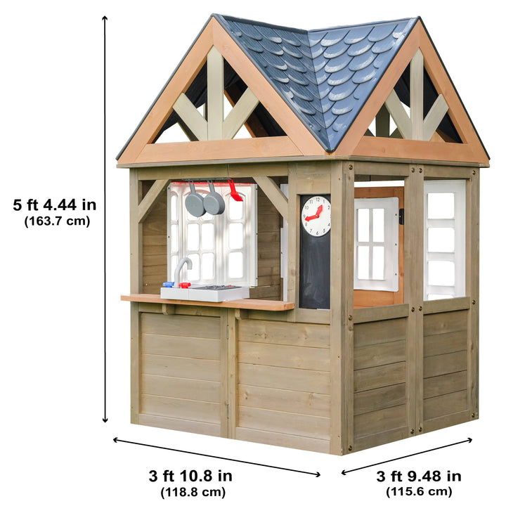 SwingsetPlus Greystone Outdoor Playhouse