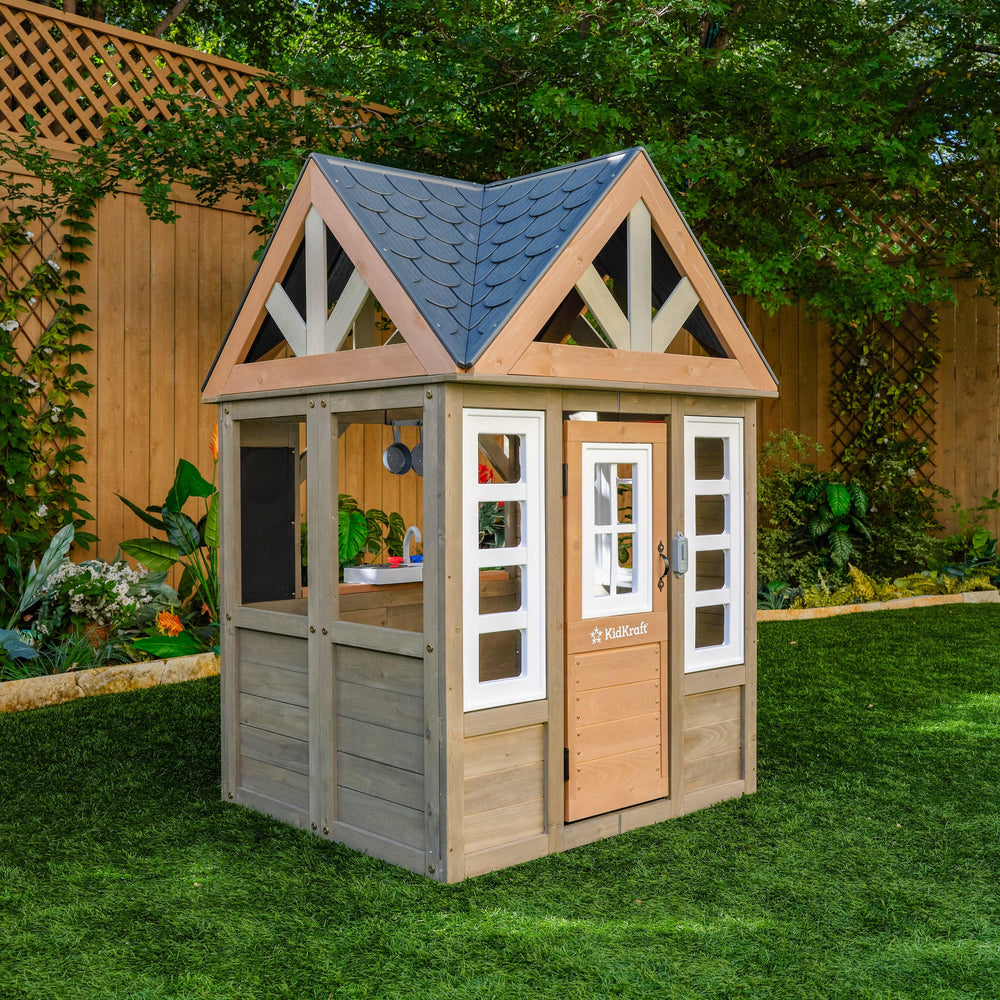 SwingsetPlus Greystone Outdoor Playhouse