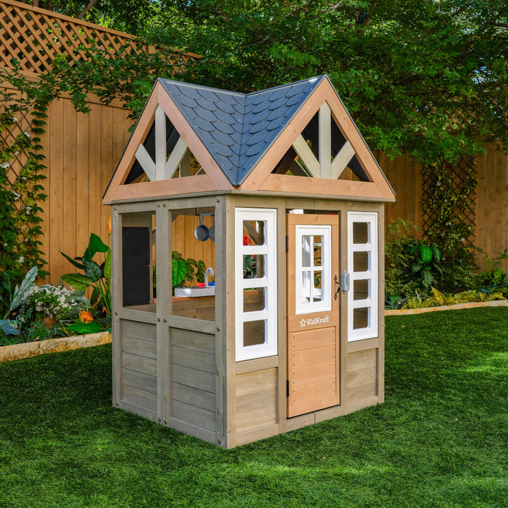 SwingsetPlus Greystone Outdoor Playhouse
