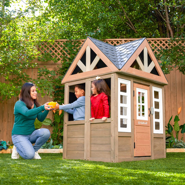 SwingsetPlus Greystone Outdoor Playhouse