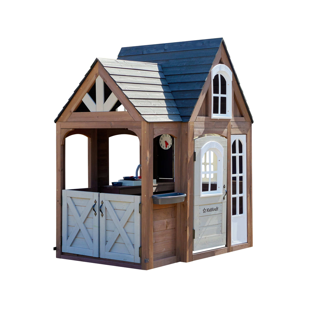 SwingsetPlus Timberwood Wooden Outdoor Playhouse