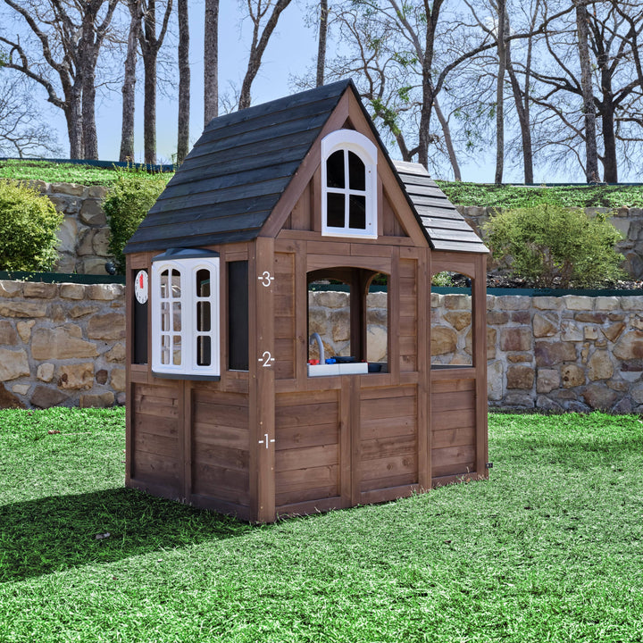 SwingsetPlus Timberwood Wooden Outdoor Playhouse